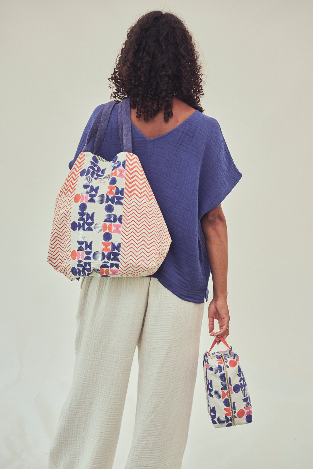 Bauhaus Beach Bag - Indigo