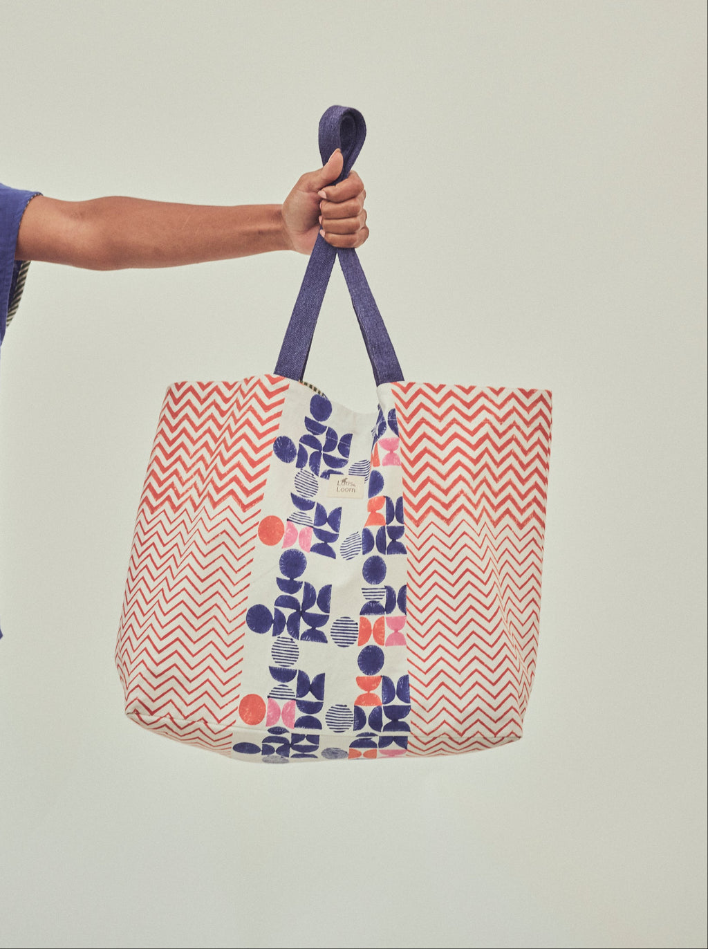 Bauhaus Beach Bag - Indigo